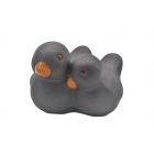 Vogelpärchen, L. 9 cm, klein, anthrazit, Royal Garden, Dekofigur, Gartenfigur, Vogelfigur