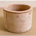 Galestro Terracotta, Opus 5, runder, schlichter Pflanztopf, Terracottatopf, Zylinder