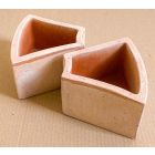 Galestro Terracotta, Opus 6, trapezförmiger Pflanztopf, Terracottatopf