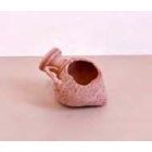 Galestro Terracotta, Anforina Greca, griechische Amphore, klein, liegend, Terracottaamphore, Gartenamphore