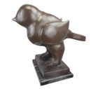 Moderne Bronzefigure Vogel, UNA SCULTURA MODERNISTA IN BRONZO DI UN UCCELLO