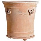 Impruneta Terracotta, Snake Pot designed by Arabella Lennox Boyd, runder Pflanztopf, Blumentopf, Vase