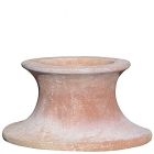 Impruneta Terracotta, Base a Rocchetto, runde Basis, Sockel