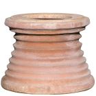 Impruneta Terracotta, Base Rigata, gestreifter Sockel, Basis