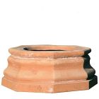 Impruneta Terracotta, Base Ottagonale, achteckige Basis, Sockel