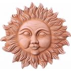 Galestro Terracotta, Sole Splendente, Sonne, Terrakottasonne, Wandbild, Zierornament, Relief