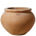 Impruneta Terracotta, Cache-Pot Liscio con Orlo, glatter Topf mit Rand, Pflanzgefäß