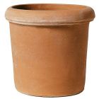 Impruneta Terracotta, Cilindro con Orlo, runder Pflanztopf, Blumentopf, Vase