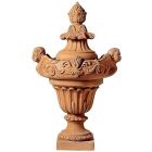 Impruneta Terracotta, Trionfo con Angeli, Pokal mit Engeln und Verzierung, Pflanztopf
