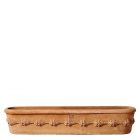 Impruneta Terracotta, Cassetta davanzale stondata con frutta, Blumengefäß