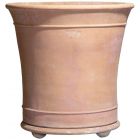 Impruneta Terracotta, Vaso Arabella, designed by Arabella Lennox Boyd, runder Pflanztop mit oder ohne Füße