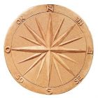 Impruneta Terracotta, Rosa dei Venti, Windrose, Wandbild, Dekoration, Relief