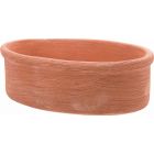 Galestro Terracotta, Cassetta Ovale Bonsai Galestro, Pflanzschale, oval, schlicht, klein, flach, Bonsaischale, Schale, Terracottaschale