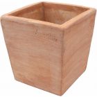 TerrArte Terracotta, Vaso Quadro Moderne, eckiger Pflanztopf, Blumentopf