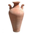 Impruneta Terracotta, Anfora con Anse a Ricciolo, Amphore mit Lockengriffen, Vase, alto, liscio
