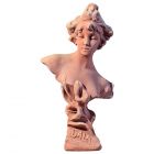 Impruneta Terracotta, Busto Cala, Büste Frau, Gartendekoration, Figur