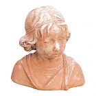 Impruneta Terracotta, Busto di Fanciullo - Andrea Della Robbia, Jungen-Büste, Gartendekoration