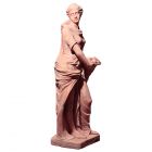 Impruneta Terracotta, L´Autunno, Statue "Herbst", Frauenstatue, Terracottastatue, Gartenstatue, Vierjahreszeitenfigur