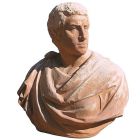 Impruneta Terracotta, Bruto - Michelangelo, Büste, Gartendekoration, Figur