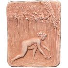 Impruneta Terracotta, Pannello "La Mietitura", Wandbild "Ernte", Paneel, Dekoration