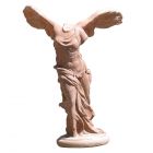 Impruneta Terracotta, Nike di Samotracia con Ali Montate, Statue, Engelfigur, Gartendekoration
