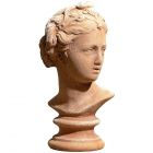 Impruneta Terracotta, Busto Galatea, Frauen-Büste, Gartendekoration