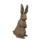 Gusseisentierfigur Hase, Hasenfigur, A CAST IRON RABBIT