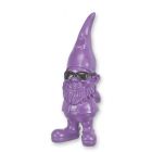 Gartenzwerg mit Sonnenbrille - violett - Höhe 40,8 cm - Polyresin