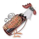 Flaschenhalter "Hahn" aus Blech, A TIN BOTTLE HOLDER ROOSTER