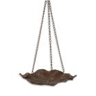 Vogelbad zum Aufhängen aus Eisen, A HANGING IRON BIRD BATH