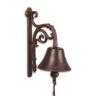 2er-Set Wandglocke, Gusseisenglocken, A PAIR OF CAST IRON ORNAMENTAL BELLS