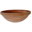 Galestro Terracotta, Ciotola con Bordo, runde Schale mit Rand, Blumengefäß, Blumentopf, Vogelbad, Vogeltränke