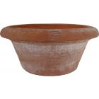 Galestro Terracotta, Cassetta Ovale e Conchino, ovales Pflanzgefäß, schlichter Blumentopf
