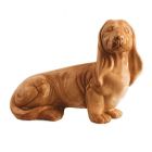 Impruneta Terracotta, Bassotto, Dackel, Hund, Terracottahund, Hundefigur, Terracottatierfigur, Terracottafigur, Gartendekoration, Gartenfigur, Figur, Tier