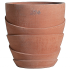 Impruneta Terracotta, Hula Hoop a Calice, Pflanztopf, Blumentopf, Vase