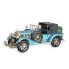 Miniaturmodell Oldtimer, hellblau, Länge 33,2 cm, Blechmodell, A TIN MODEL OF AN OLDTIMER