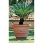 Impruneta Terracotta, Vaso Festonato, runder Pflanztopf