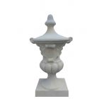 Kunststein-Endstück, Abschlusselement, Gartendekoration