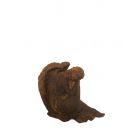 Gusseisenfigur Engel, klein, Engelfigur, Dekofigur, Gartenfigur