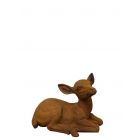 Gusseisenfigur Hirschkalb, Hirsch, Hirschfigur, Hirschfigurine, Gusseisenhirsch, Gusseisentier, Tierfigur, Gartenfigur, Wildtier