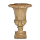 Kunststeinpokal, Höhe 71,5 cm, antiker Stil, Gartenpokal, Pflanzpokal, AN ANTIQUE STYLE MGO GARDEN URN