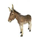 Eisenfigur, großer Esel, Metallfigur, Tierfigur, Gartendekoration