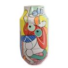 Porzellanvase, abstrakte Motiv, handbemalt, Bodenvase, Blumenvase, A PORCELAIN VASE WITH ABSTRACT MOTIF - HANDPAINTED