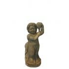 Naturstein, Steinfigur, kleiner Junge, Figur, Gartenfigur