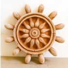 Galestro Terracotta, Timone, Steuerrad, Bootsrad, Schiffsrad, Wandbild, Dekoration