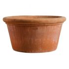 Impruneta Terracotta, Vaso Basso Liscio, Zylinder, Blumentopf, Pflanztopf, Topf
