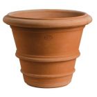 Impruneta Terracotta, Orlato, Pflanztopf, Blumentopf, Gefäß, Topf, Vase