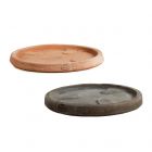 Impruneta Terracotta, Sottovaso Rotondo, Unterteller, rund, grau, Topfuntersetzer, Rundteller