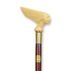 Gehstock, L. 89,5 cm, Polyresin-Griff mit Frauenkopf, Spazierstock, Handstock, A WALKING STICK WITH RESIN HANDLE OF A WOMANSFACE