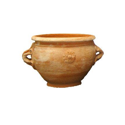 Galestro Terracotta Pflanzgefäß – Caspo' Con Manici E Stella